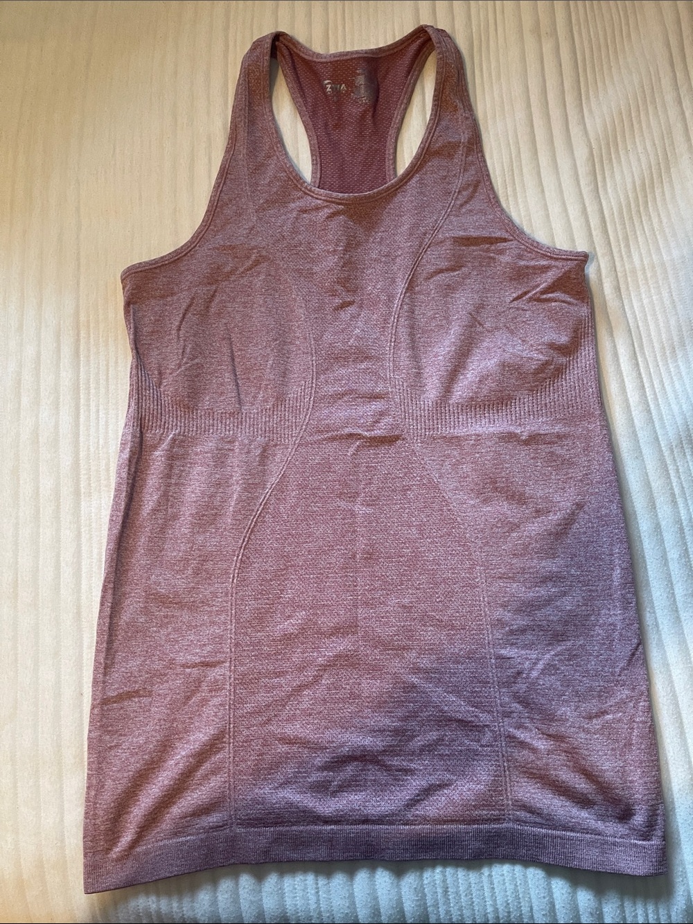Racerback Seamless Tank Top in Mauve
